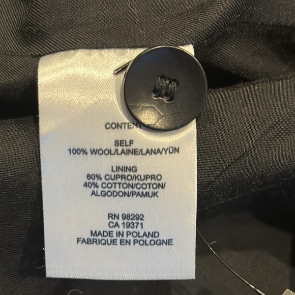 Tibi jacket sz 2 with removable collar Black Blazer, great pre owned condition - Picture 3 of 10